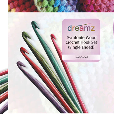 Knitter's Pride ::Symfonie Wood Interchangeable Tunisian Crochet Hook Set